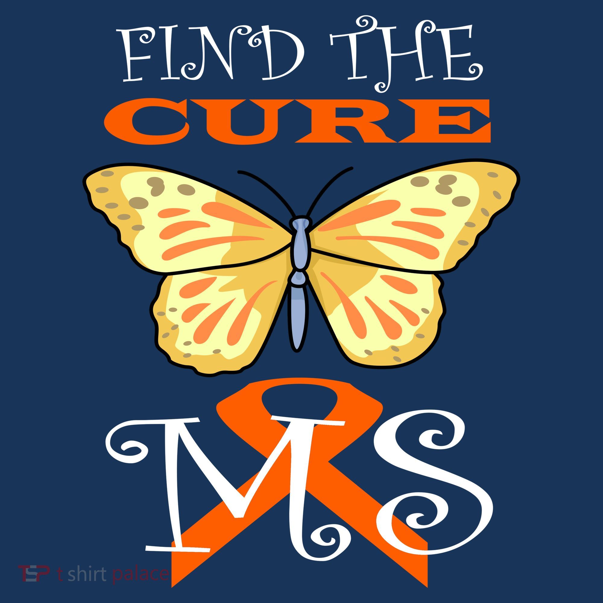 Support MS Help Find The Cure Ribbon Multiple Sclerosis Golf Towel