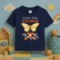 Support MS Help Find The Cure Ribbon Multiple Sclerosis Toddler T-Shirt thumb 3