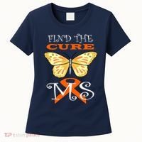 Support MS Help Find The Cure Ribbon Multiple Sclerosis Women's T-Shirt thumb 0