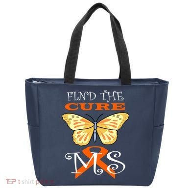 Support MS Help Find The Cure Ribbon Multiple Sclerosis Tote Bag