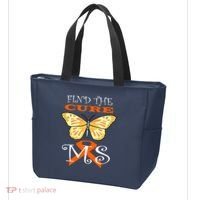 Support MS Help Find The Cure Ribbon Multiple Sclerosis Tote Bag thumb 3