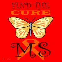 Support MS Help Find The Cure Ribbon Multiple Sclerosis Santa Hat thumb 1