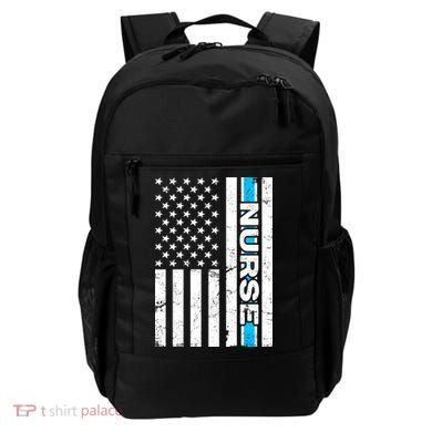 Support Nurses Front Line Flag Backpack
