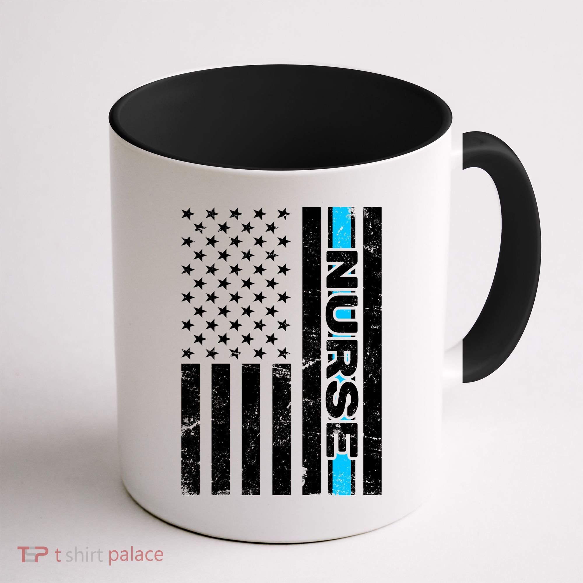 Support Nurses Front Line Flag Coffee Mug