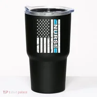 Support Nurses Front Line Flag Tumbler thumb 0