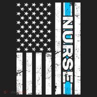 Support Nurses Front Line Flag Tumbler thumb 3