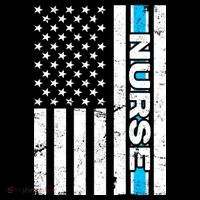 Support Nurses Front Line Flag Ornament thumb 1