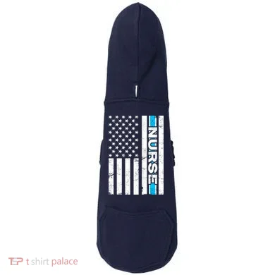 Support Nurses Front Line Flag Doddie Hoodie