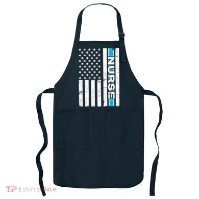 Support Nurses Front Line Flag Apron