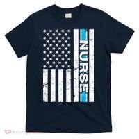 Support Nurses Front Line Flag T-Shirt thumb 0