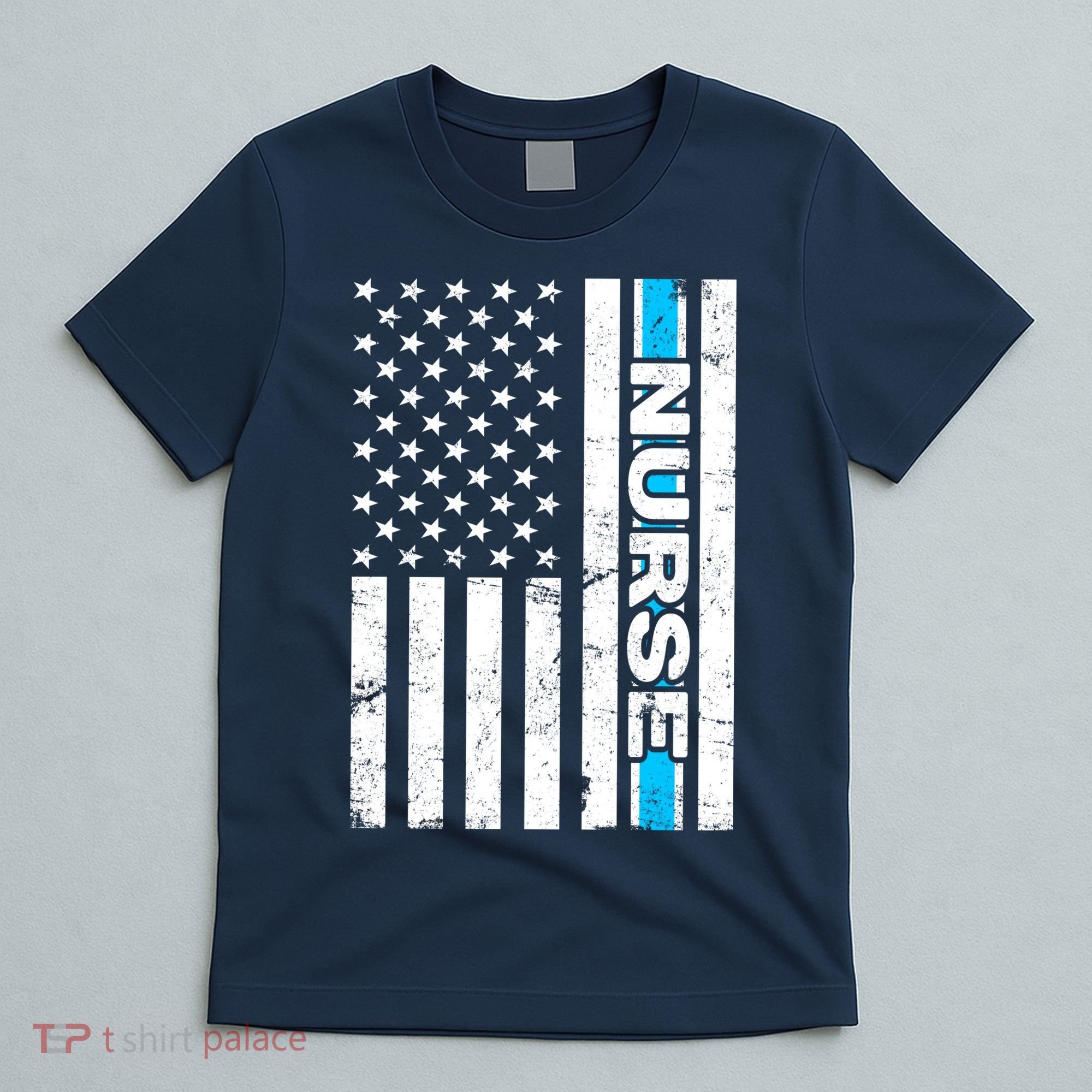 Support Nurses Front Line Flag T-Shirt