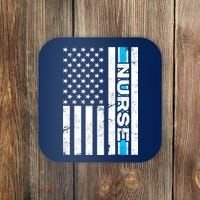 Support Nurses Front Line Flag Coaster thumb 0