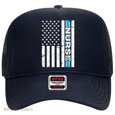 Support Nurses Front Line Flag Hat