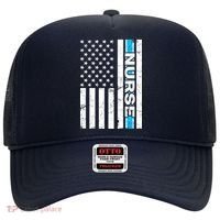 Support Nurses Front Line Flag Hat thumb 0