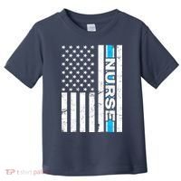 Support Nurses Front Line Flag Toddler T-Shirt thumb 0