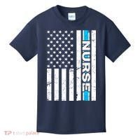 Support Nurses Front Line Flag Kids T-Shirt thumb 0