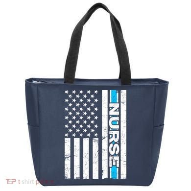 Support Nurses Front Line Flag Tote Bag