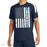 Support Nurses Front Line Flag Soccer Jersey thumb 0