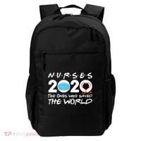 Support Nurses The Ones Who Saved The World Backpack thumb 0