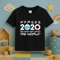 Support Nurses The Ones Who Saved The World Toddler T-Shirt thumb 3