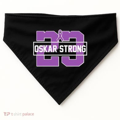 Support Oskar Strong No.23 USA-Made Doggie Bandana