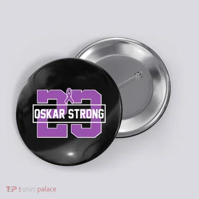Support Oskar Strong No.23 Button