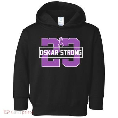 Support Oskar Strong No.23 Toddler Hoodie