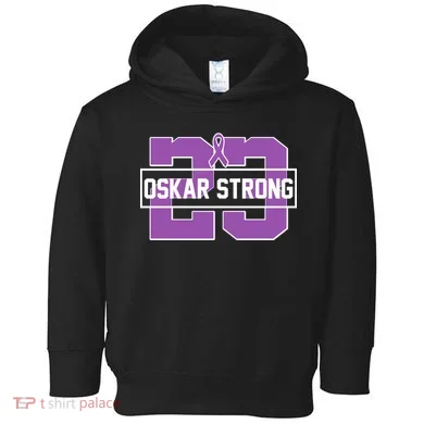 Support Oskar Strong No.23 Toddler Hoodie