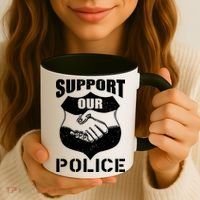 Support Our Police Coffee Mug thumb 3