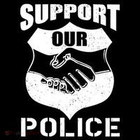 Support Our Police Ornament thumb 1