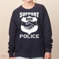 Support Our Police Women's Sweatshirt thumb 0