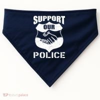 Support Our Police USA-Made Doggie Bandana thumb 0