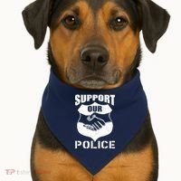 Support Our Police USA-Made Doggie Bandana thumb 1