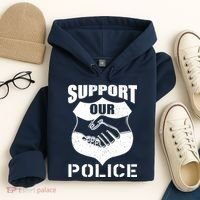Support Our Police Hoodie thumb 4