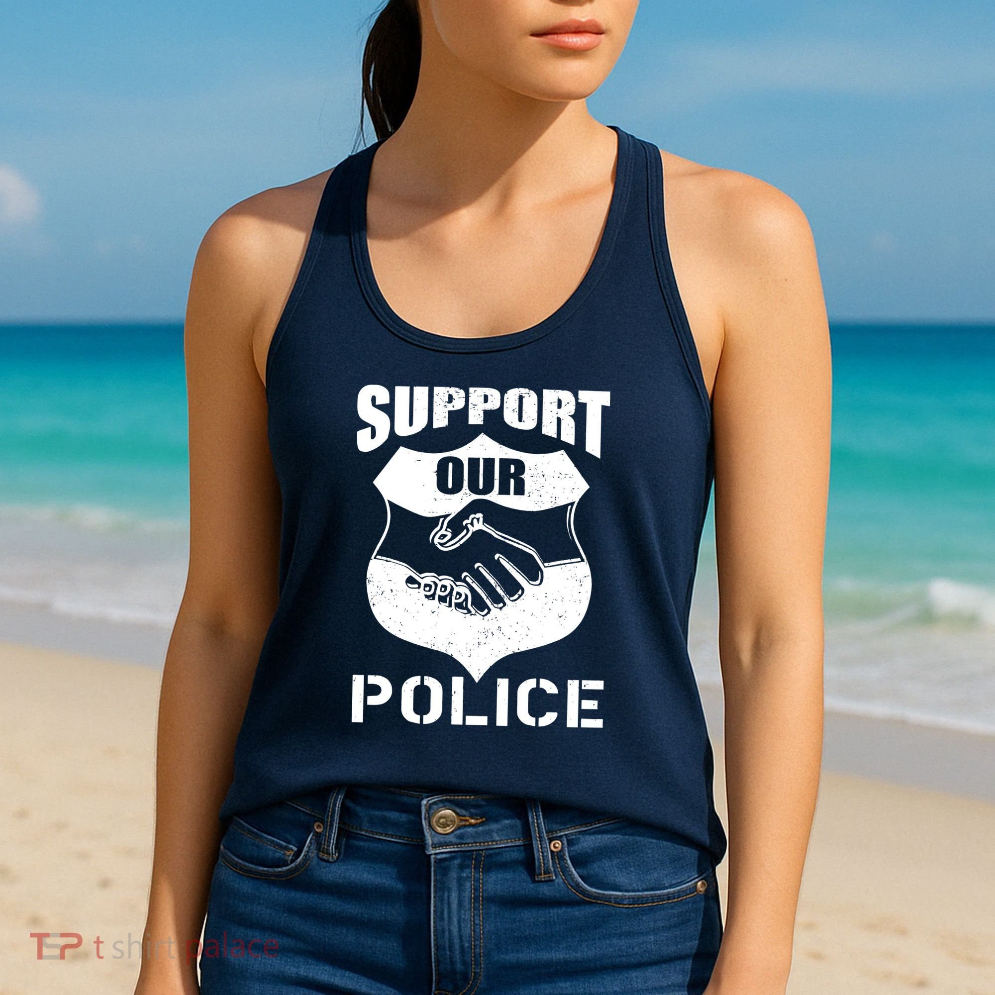 Support Our Police Women's Tank Top