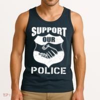 Support Our Police Tank Top thumb 3