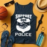 Support Our Police Tank Top thumb 4