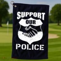 Support Our Police Golf Towel thumb 1