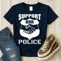 Support Our Police Women's T-Shirt thumb 3
