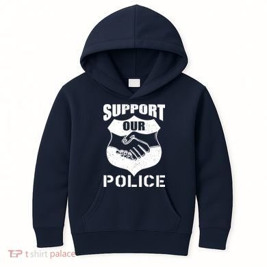 Support Our Police Kids Hoodie