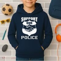 Support Our Police Kids Hoodie thumb 2