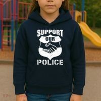 Support Our Police Kids Hoodie thumb 3