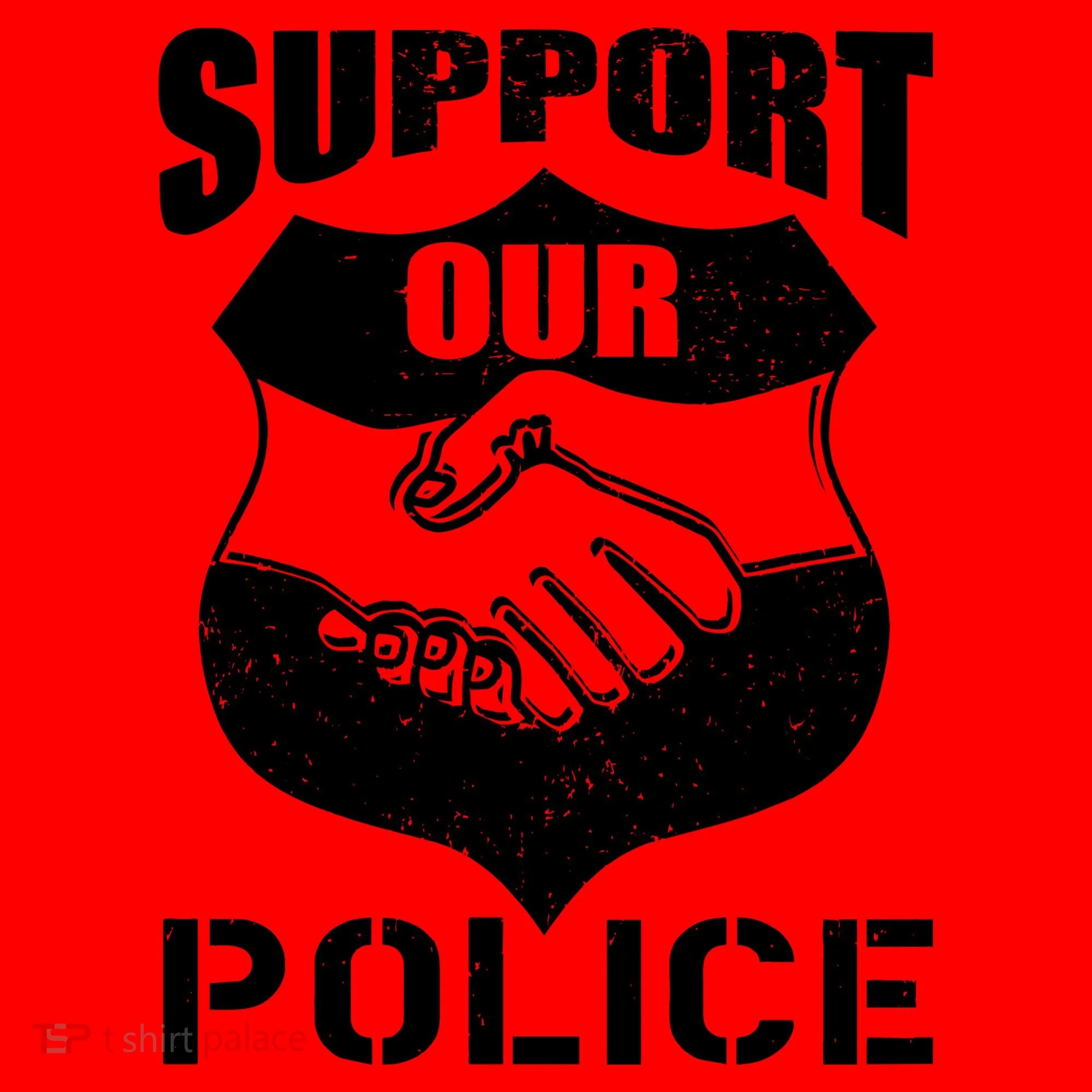 Support Our Police Santa Hat