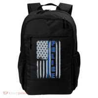 Support Police Blue Flag Backpack thumb 0