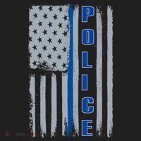 Support Police Blue Flag Tumbler thumb 3
