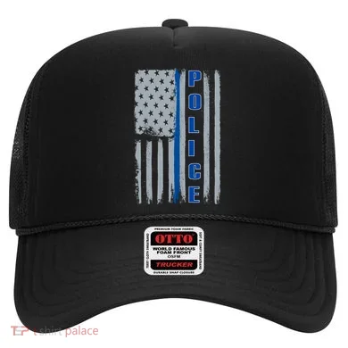 Support Police Blue Flag Hat