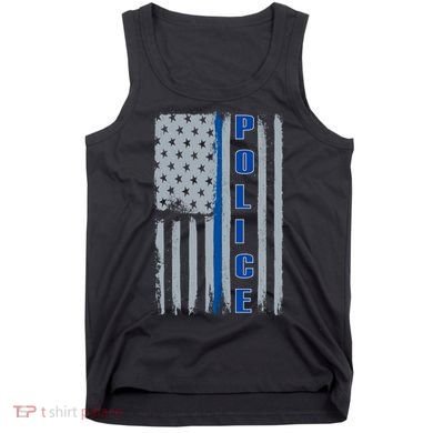 Support Police Blue Flag Tank Top