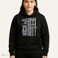 Support Police Thin Blue Line Distressed Flag Hoodie thumb 5