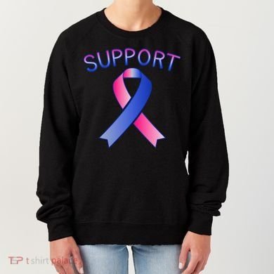 Support Ribbon Cancer Awareness Women's Sweatshirt