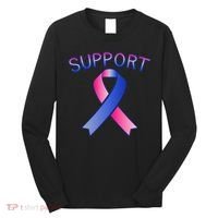 Support Ribbon Cancer Awareness Long Sleeve Shirt thumb 0